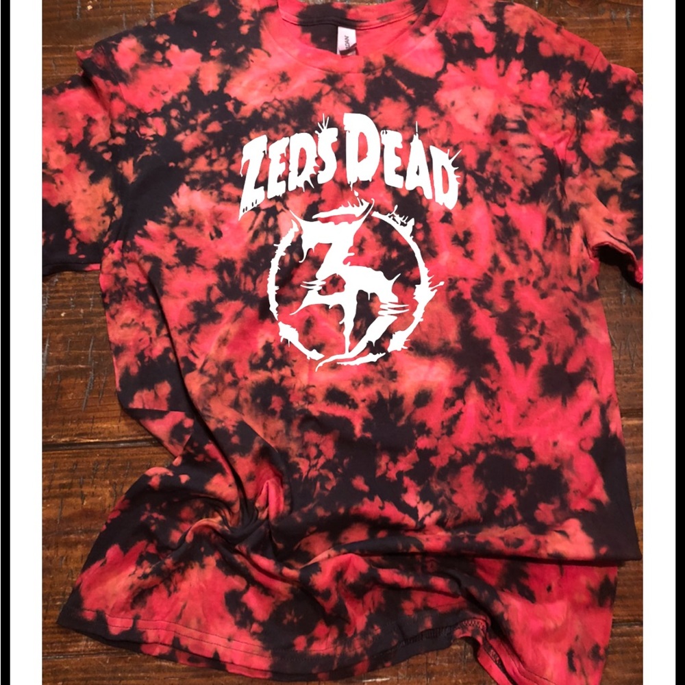 Zeds Dead T-shirt Handmade TieDye craft music band popular